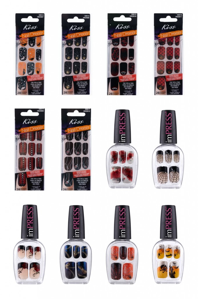 Broadway Nails Halloween imPRESS Press-On Manicure And Kiss Nail Dress Halloween Collection