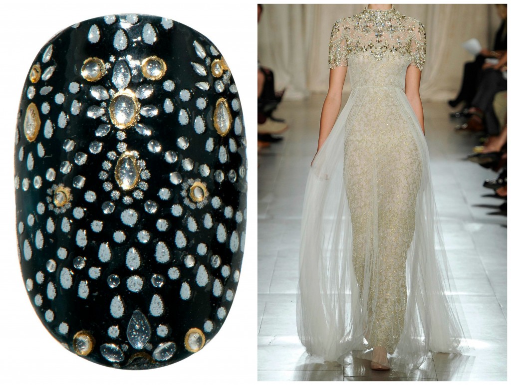 Revlon by Marchesa Nail Art 3D Jewel Appliqués in ‘Beaded Couture’