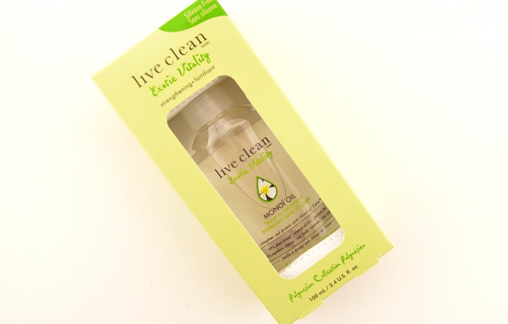 Live Clean Exotic Vitality Monoi Oil Leave-In Treatment, prevent breakage, Monoo, Oil, Hair