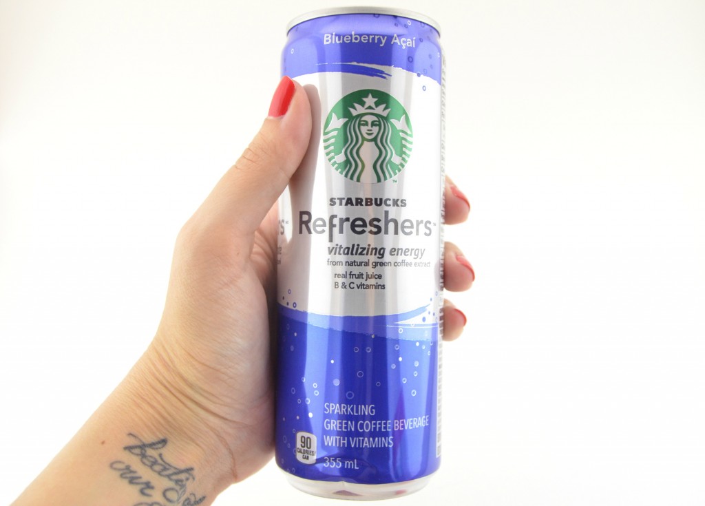 Ready-to-Drink Starbucks Refreshers in Blueberry Açaí