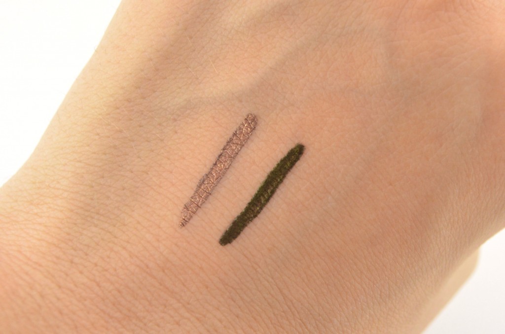 Review, Swatch, Swatches, Makeup Reviews, Cosmetics Swatches, Tester, Test, Blogger Review, Eyeliner, Metallic swatch