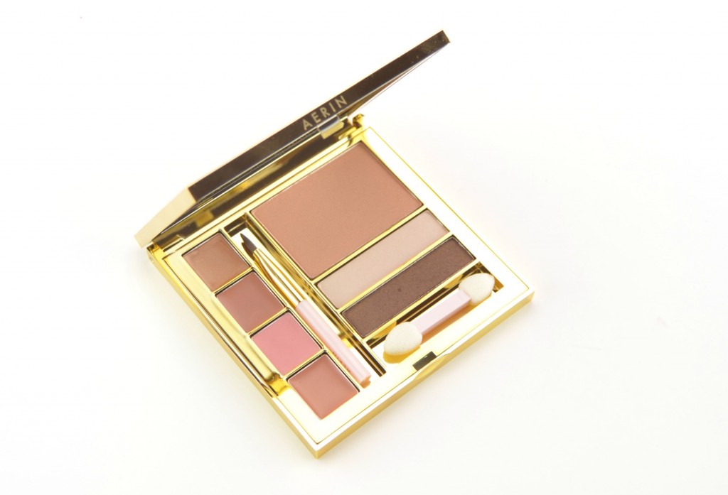 Aerin Weekend Palette, Weekend eyeshadow, 3 in 1 palette, aerin, estee lauder grand-daughter, pink lip gloss, rose blush, bronzer