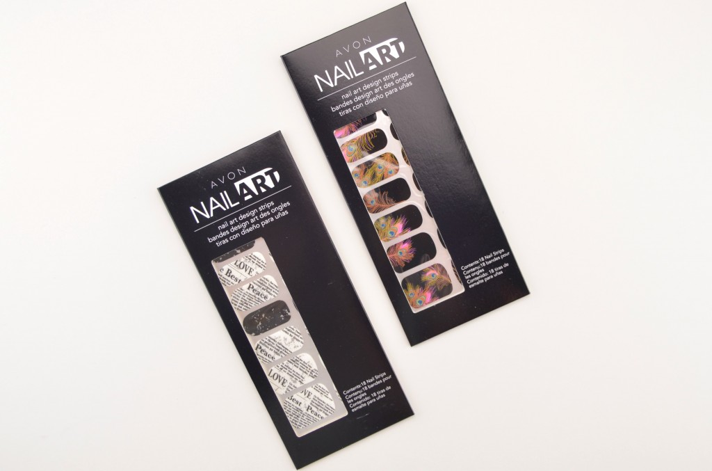 Avon Nail, Art Design Strips, nail strips, nail art, avon polish, salon quality at home, quick and easy, nail blogger, canadian makeup blog, peacocks, fun nail designs