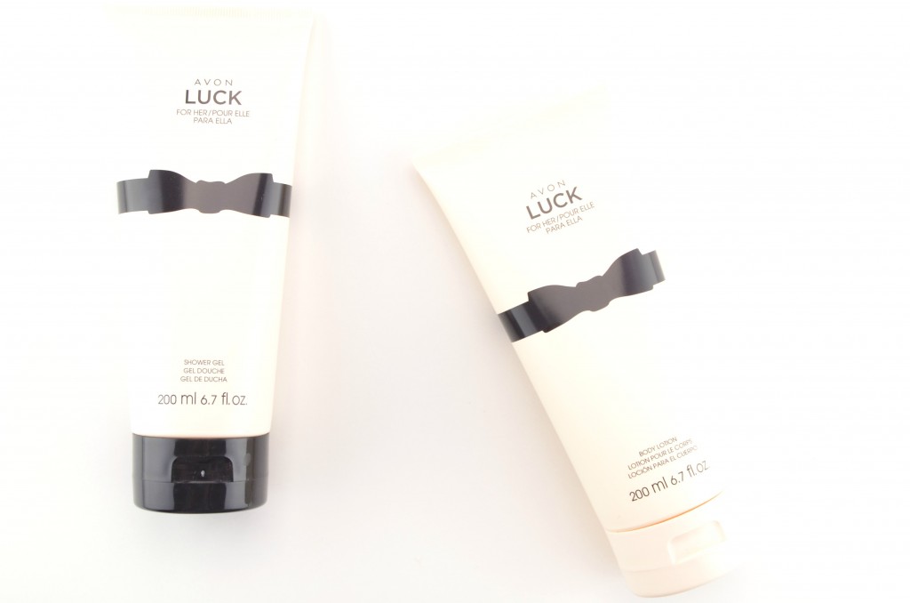 Avon Luck , body lotion, shower gel, avon, canadian beauty blog