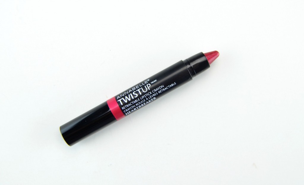 Annabelle Twist Up Retractable Lipstick Crayon in Heartbreaker, Annabelle Twist Up, Lipstick Crayon, Twist Up, beauty blog