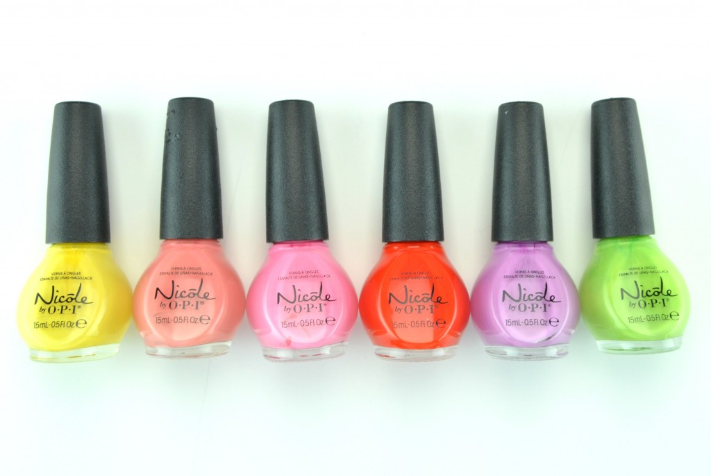 Nicole by OPI, Spring Summer 2015 Collection, Bee in the Moment , Who are You Calling a Shrimp?, In Sync with Pink , My Claim to Flame , Get a Mauve On! , Simply Sub-lime