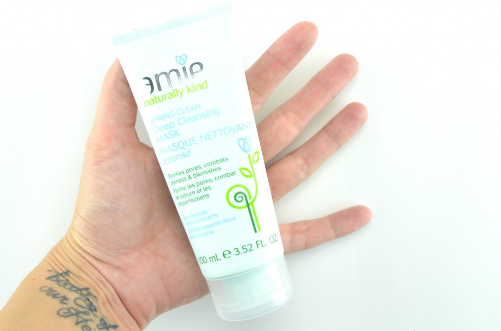 Amie Naturally Kind, Amie Spring Clean Deep Cleansing Mask, facial mask, cleansing mask, beauty blogger, canadian blog