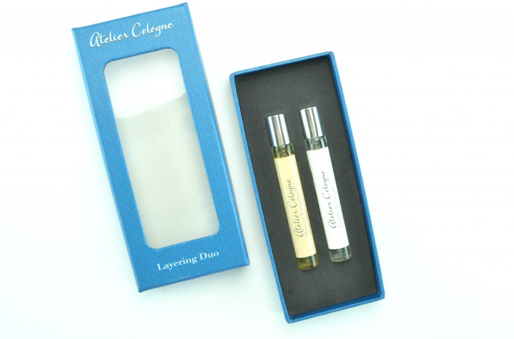 Atelier Cologne, Layering perfume, Atelier Cologne Layering Duo, Orange Sanguine, Vanille Insensée, perfume 