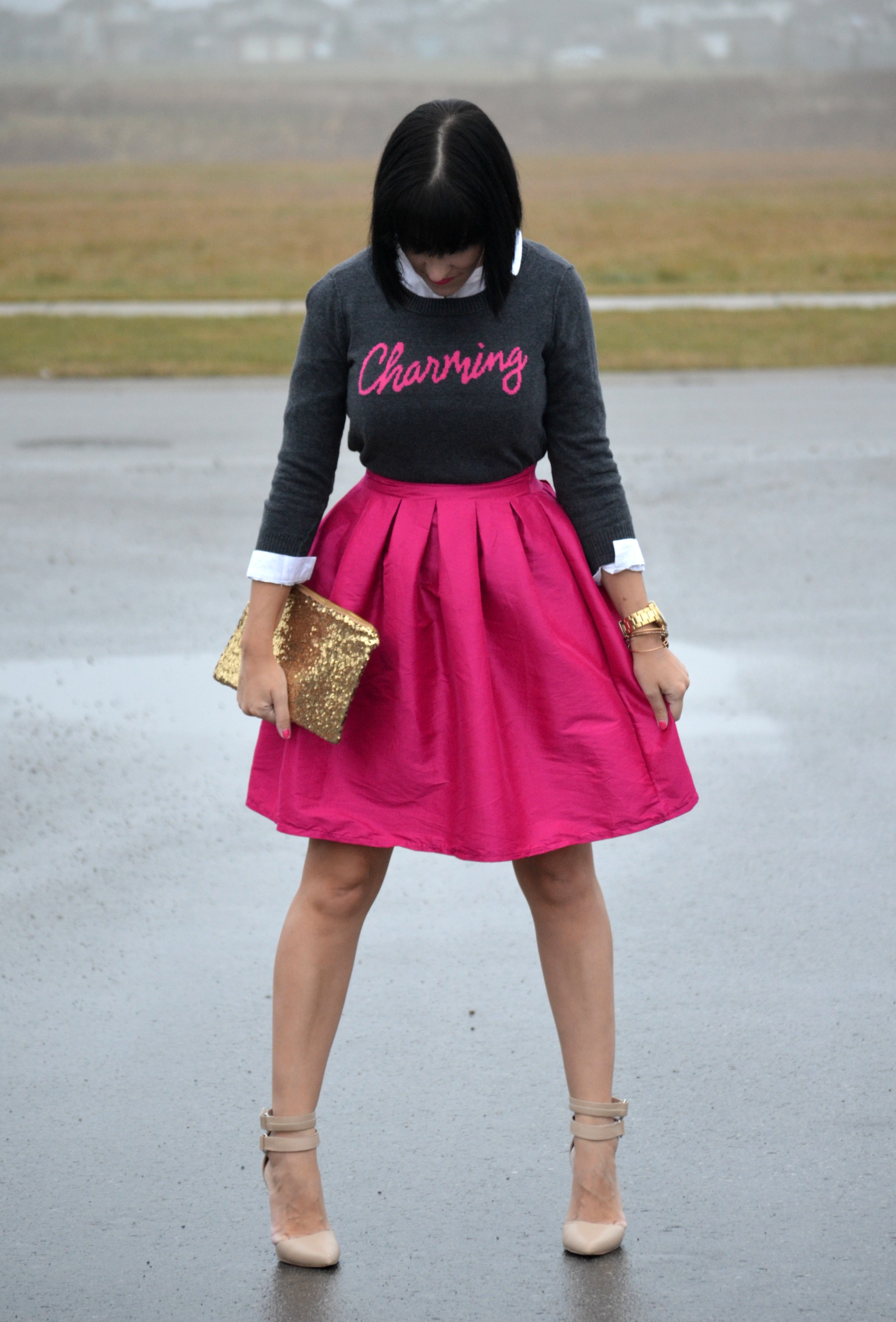 Fit And Flare Skirt (5) | The Pink Millennial
