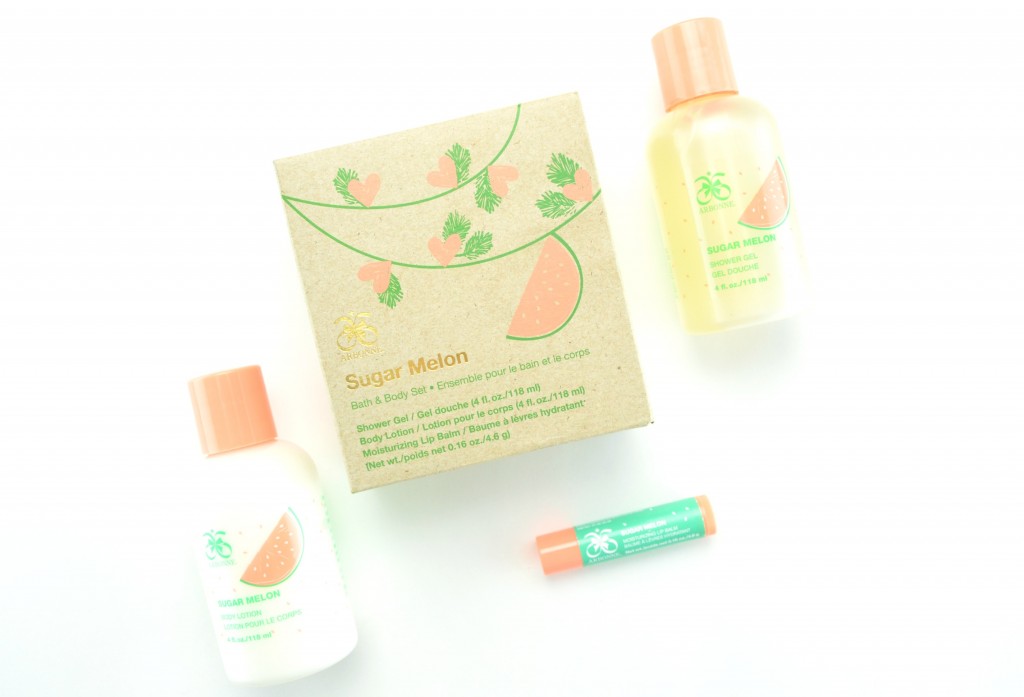 Arbonne Sugar Melon Bath & Body Gift Set (2)