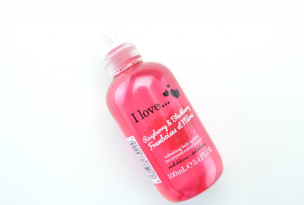 I Love, I Love Raspberry & Blackberry Spritzer, spritzer, valentines day gift ideas, beauty giveaway