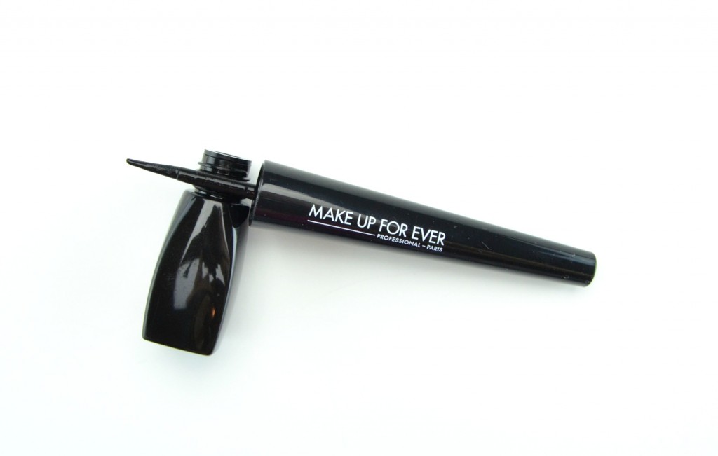 liquid liner, black eyeliner, gel eye liner, beauty blogger, make up for ever