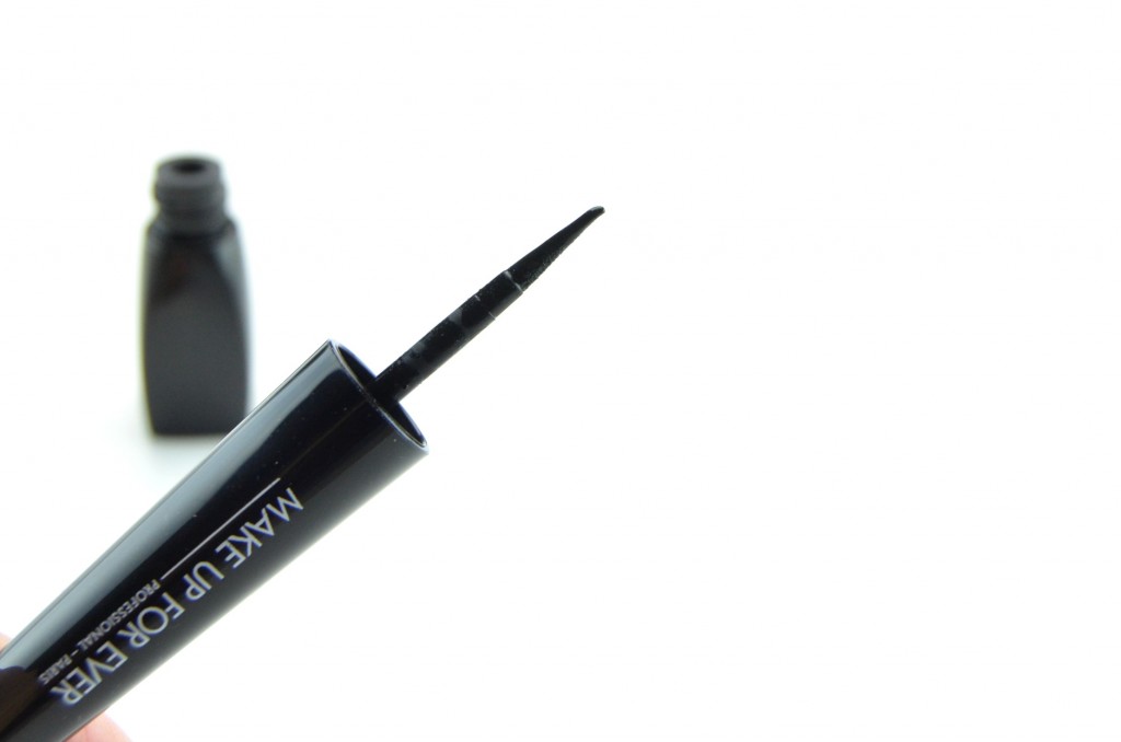 Make Up For Ever Ink Liner review, liquid black eyeliner, black eye liner