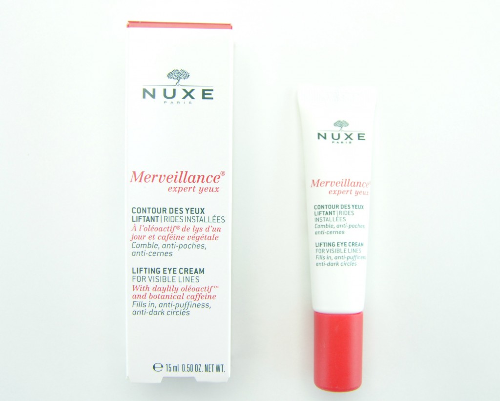 Nuxe Merveillance Expert Collection review, Neux Merveillance Expert Yeux Lifting Eye Cream for Visible Lines, Neux Merveillance Expert, Yeux Lifting, Eye Cream, 