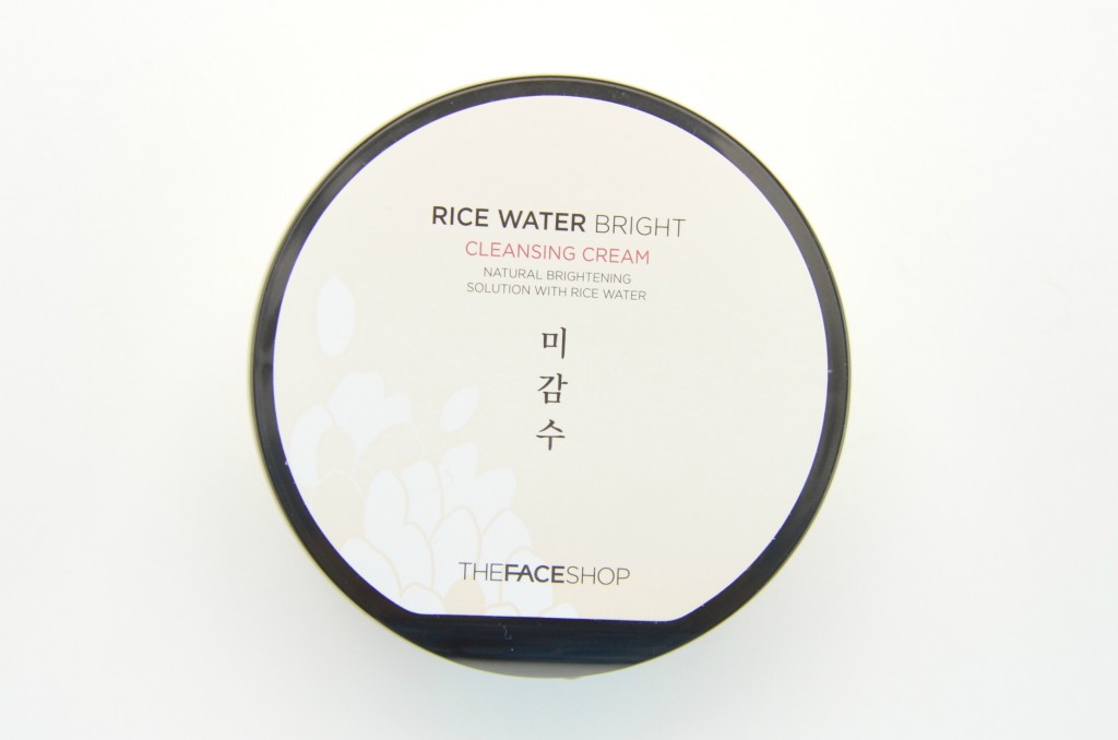 The Face Shop Rice Water Bright Cleansing Cream, rice water, brightening cleansing cream, cleansing cream, rice cream