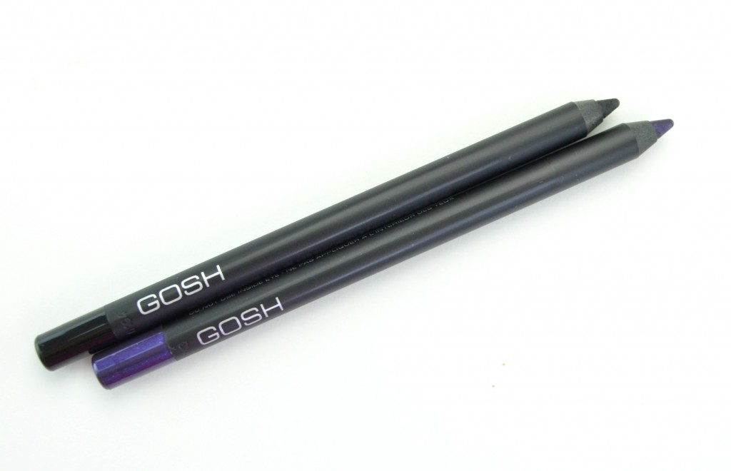 GOSH cosmetics, GOSH Velvet Touch Eyeliner, gosh eyeliner, black eyeliner, black eye liner, gosh cosmetics eye liner, purple eyeliner