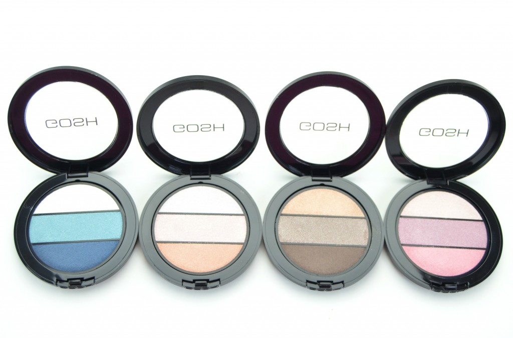 GOSH cosmetics, GOSH Eyelight Trio, eyeshadow trio, GOSH eyeshadow, GOSH eye shadows, beauty blogger