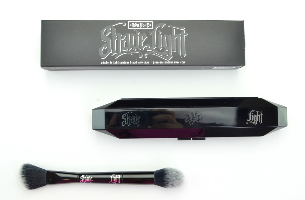 Kat Von D brush, Kat Von D Shade + Light Contour Brush, contour brush, dual ended brush