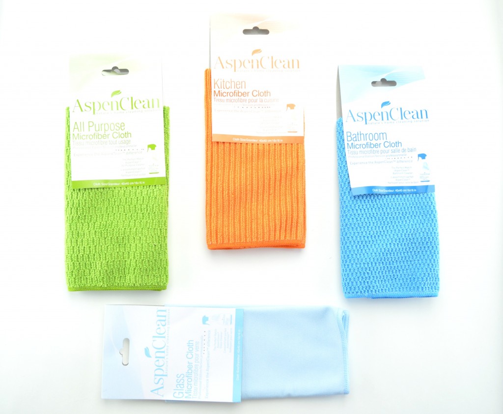 AspenClean cloth, microfiber clothes