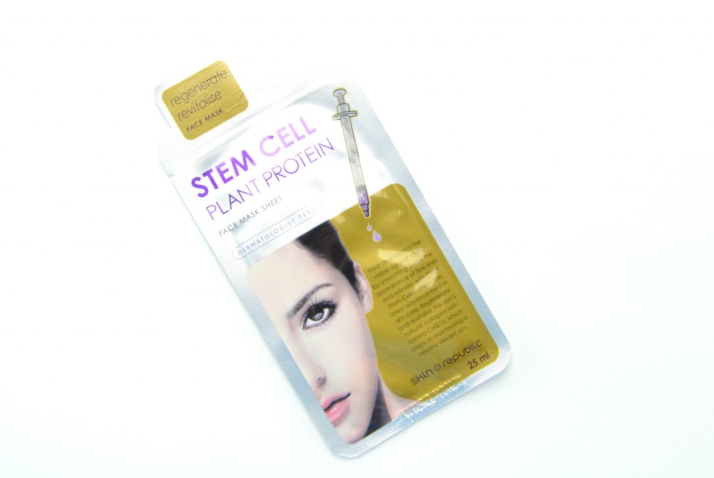 Skin Republic Stem Cell Plant Protein Face Mask