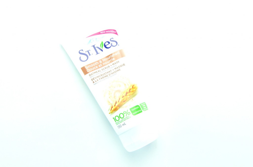 St. Ives Nourished maks, facial mask, oatmeal mask, beauty blogger,  and Smooth, Oatmeal Scrub + Mask 