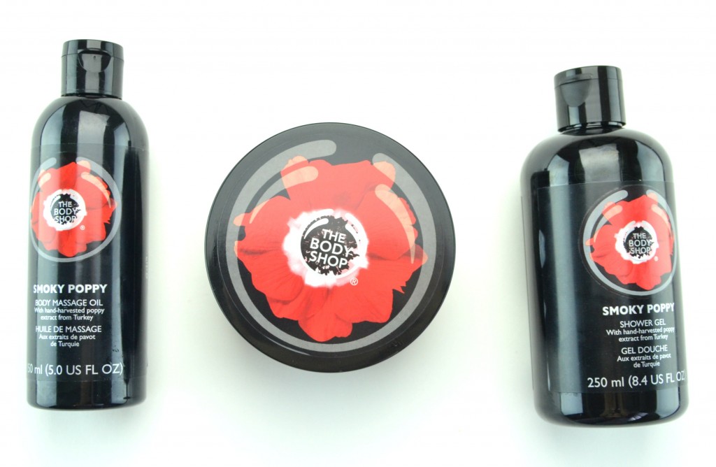 The Body Shop Smoky Poppy Collection, poppy collection, body shop collection