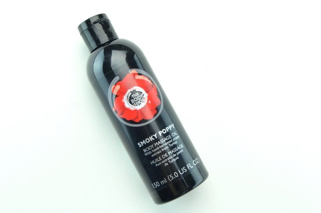 Body Shop Smoky Poppy Collection, The Body Shop Smoky Poppy Body Massage Oil , body shop massage oil, massage oil, body shop body oil