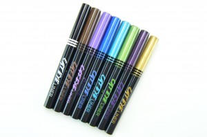 Jordana eyeliner, Cat Eye Liner Liquid Eyeliner, liquid liner, liqid eyeliner, metallic eyeliner