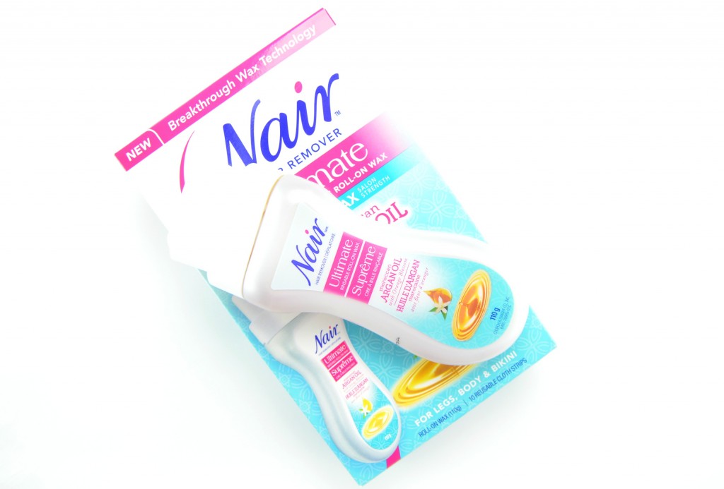 Nair Moroccan Argan Oil Roll-On Body Wax, nair, at home hair removal, hair removal, wax strips, roll-on wax
