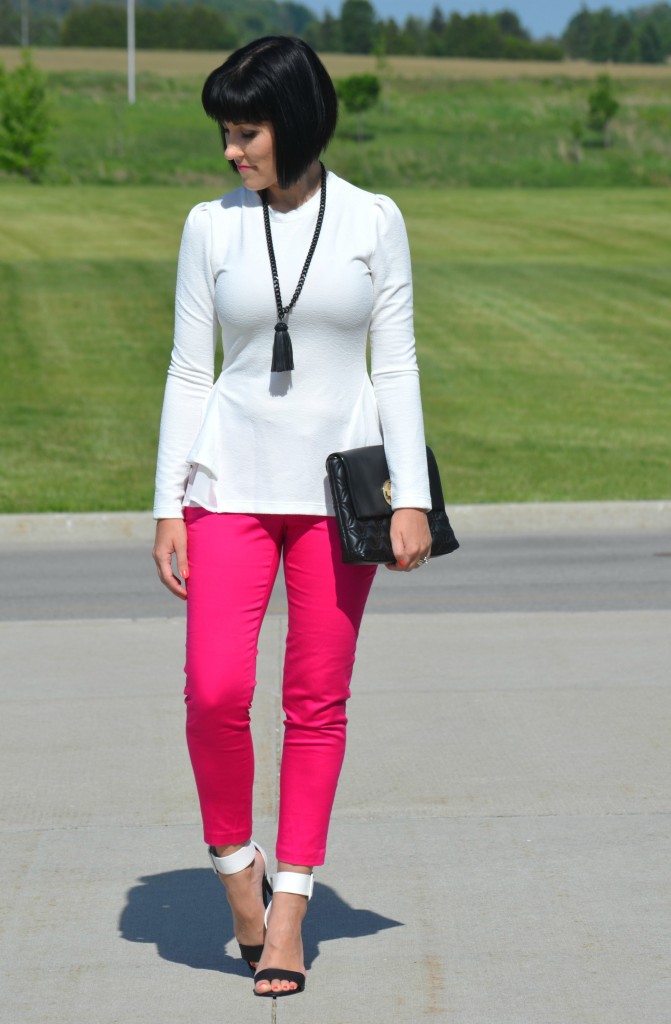 hot pink pants plus size