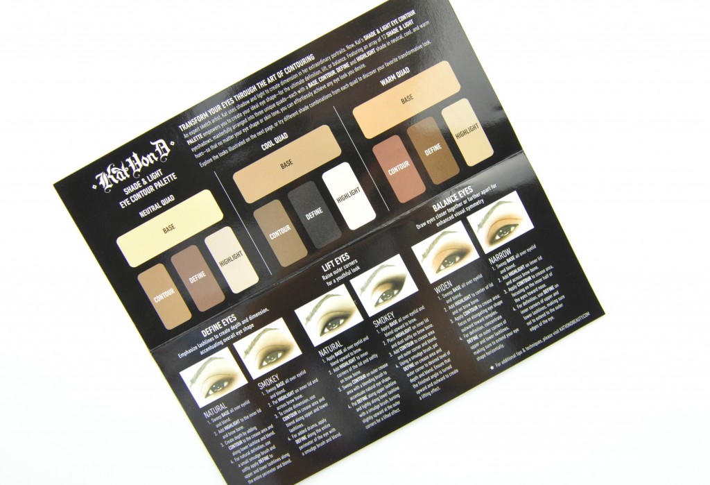 Kat Von D Shade + Light, kat von d eyeshadow, shade and light eye palette, kat von d eye palette