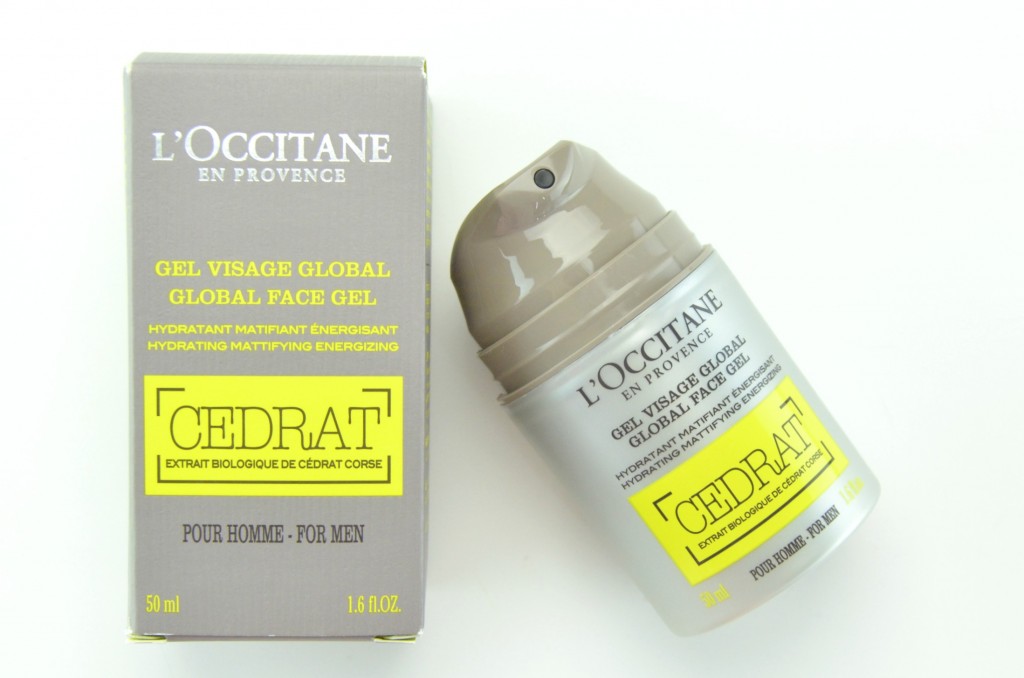 L’Occitane Cedrat Global Face Gel, l'occitane face cream, l'occitane for men