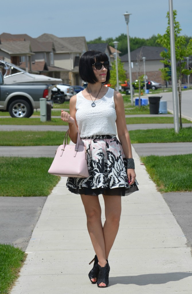 What I Wore, Canadian fashionista, GERRY WEBER, taifun, Gerry weber Canada, D&G Sunglasses, SmartBuyGlasses, ShopMissA, Cocoa Jewelry, kate spade pink purse