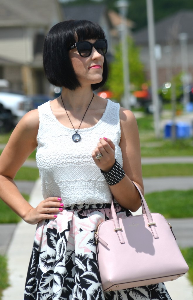 What I Wore, Canadian fashionista, GERRY WEBER, taifun, Gerry weber Canada, D&G Sunglasses, SmartBuyGlasses, ShopMissA, Cocoa Jewelry, kate spade pink purse