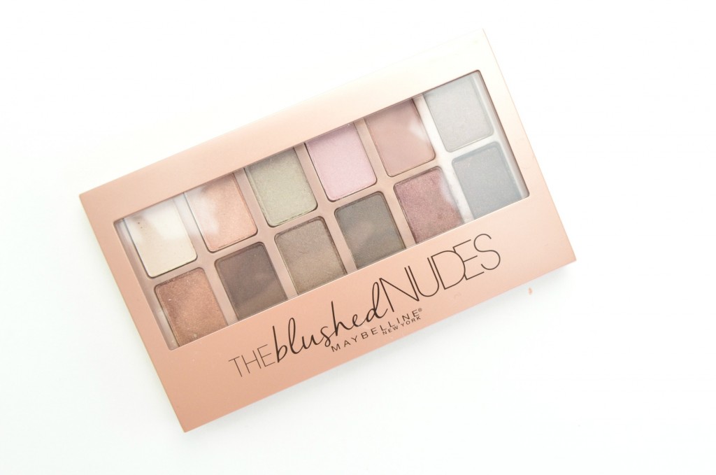 Maybelline palette, maybelline eyeshadow, Blushed Nudes Palette, nude palette, naked palette, canadian beauty blog  