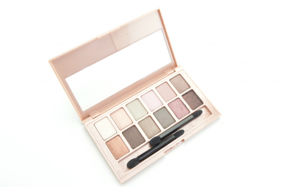 Maybelline palette, maybelline eyeshadow, Blushed Nudes Palette, nude palette, naked palette, canadian beauty blog  