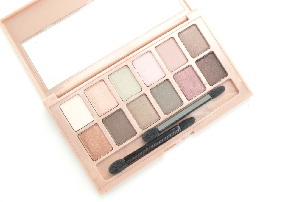 Maybelline palette, maybelline eyeshadow, Blushed Nudes Palette, nude palette, naked palette, canadian beauty blog  