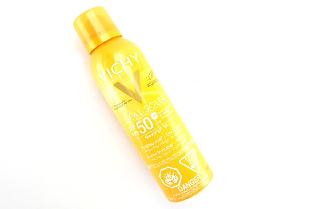 Vichy Ideal Soleil Invisible Mist, SPF 50, vichy sunscreen, vichy ideal, vichy soleil, invisible sunscreen, canadian beauty blogs