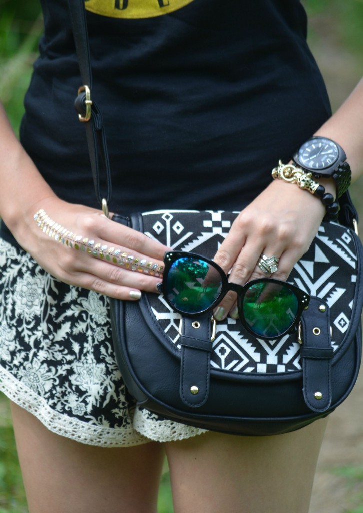 rock the park, ldnont, Canadian fashionista, Guns N’ Roses Tee, Giant Tiger, polette sunglasses, Cocoa Jewelry, Bulova watch, crossover Bag 