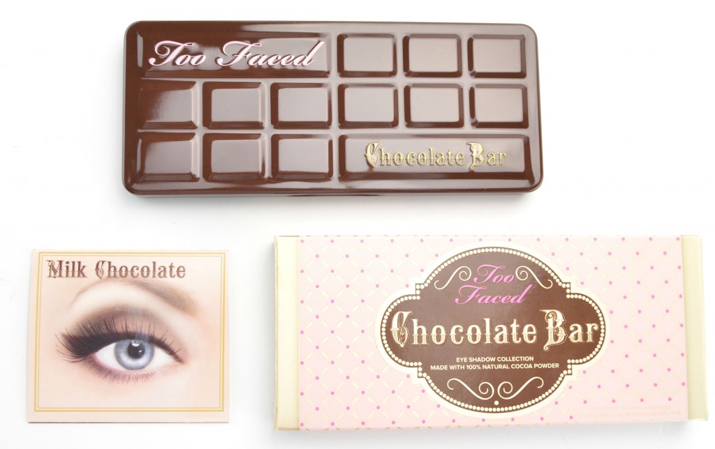Too Faced chocolate, Chocolate Bar Eye Palette, chocolate eyeshadow, canadian beauty blogger