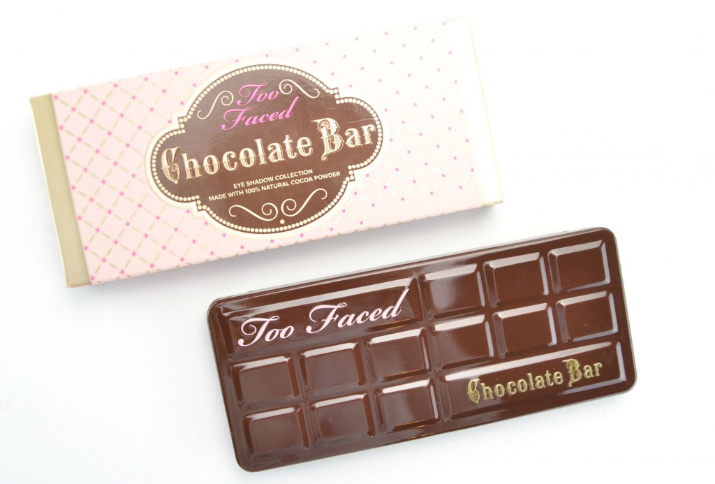 Too Faced chocolate, Chocolate Bar Eye Palette, chocolate eyeshadow, canadian beauty blogger