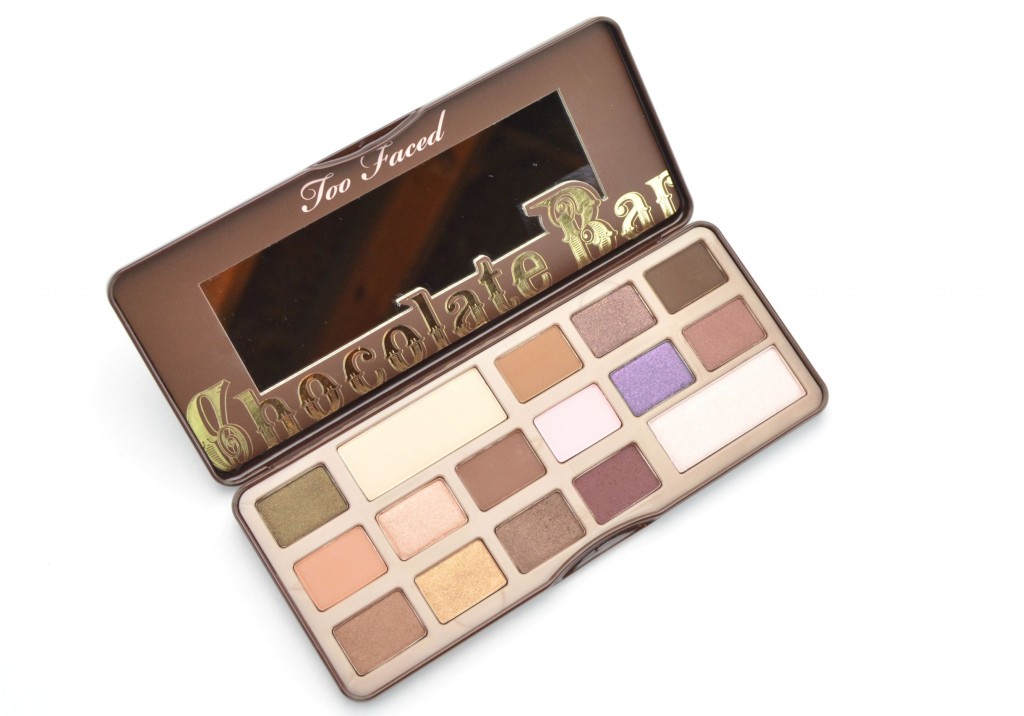 Too Faced chocolate, Chocolate Bar Eye Palette, chocolate eyeshadow, canadian beauty blogger