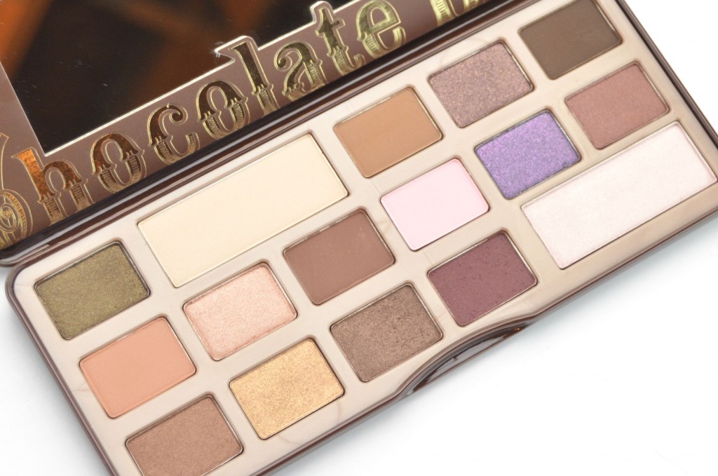 Too Faced chocolate, Chocolate Bar Eye Palette, chocolate eyeshadow, canadian beauty blogger