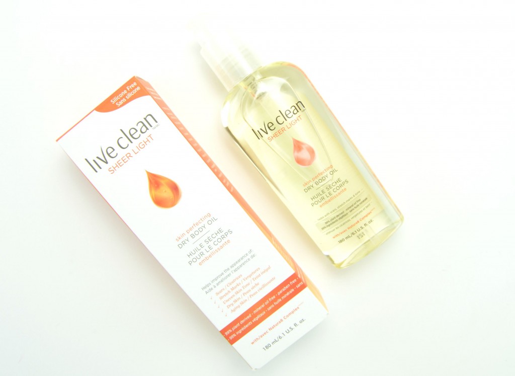Live Clean Dry Body Oil, dry body oil, body oil, canadian beauty blogger 