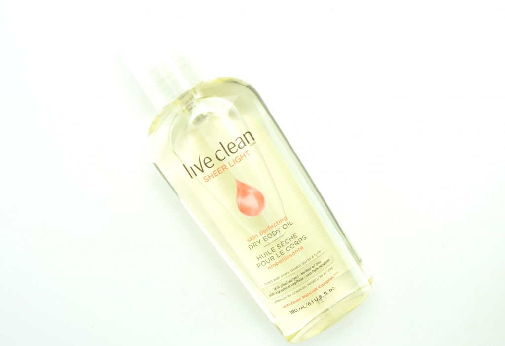 Live Clean Dry Body Oil, dry body oil, body oil, canadian beauty blogger 