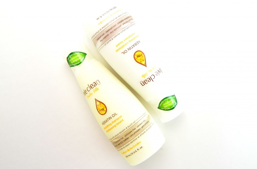 Live Clean Keratin Oil Smoothing Shampoo and Conditioner 