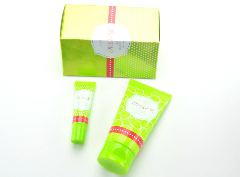 Mary Kat Body Lotion & Lip Balm Gift Set in Apple & Pear 