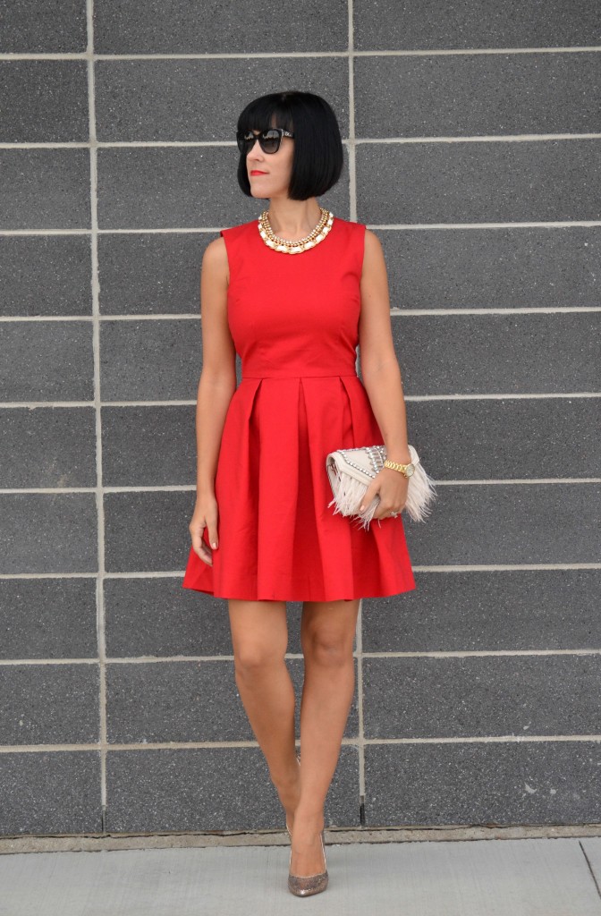 Red Gap Dress (2)