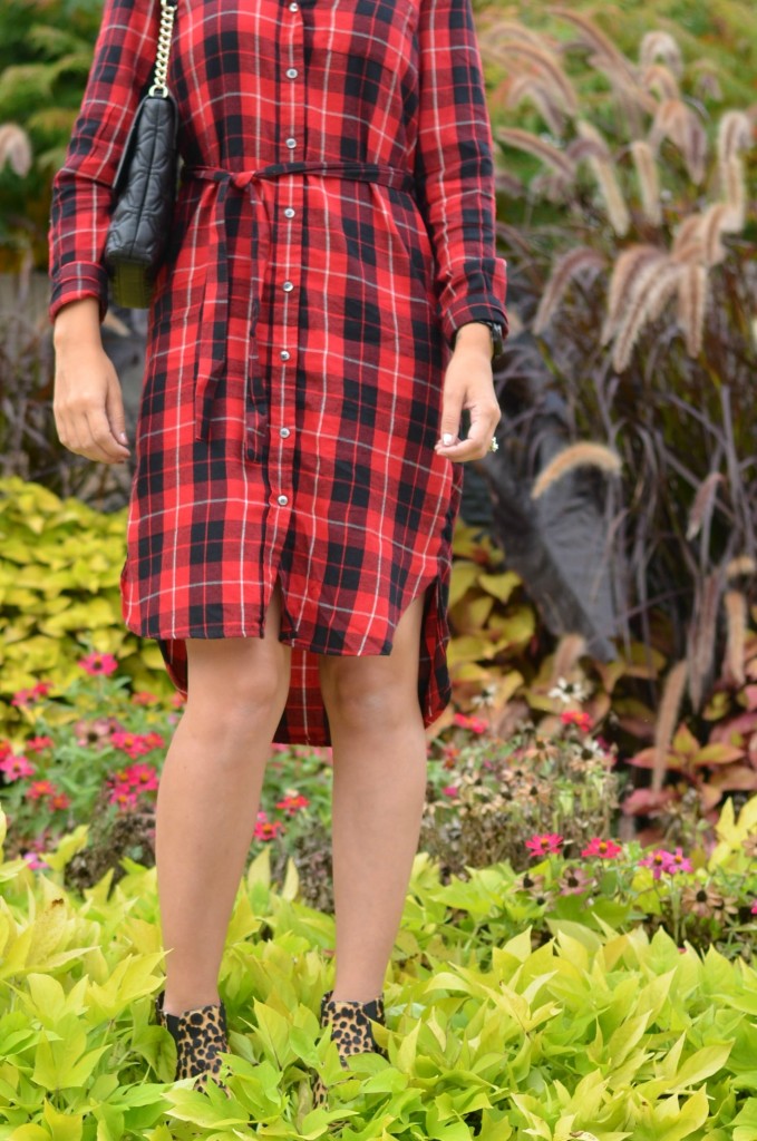 plaid dress