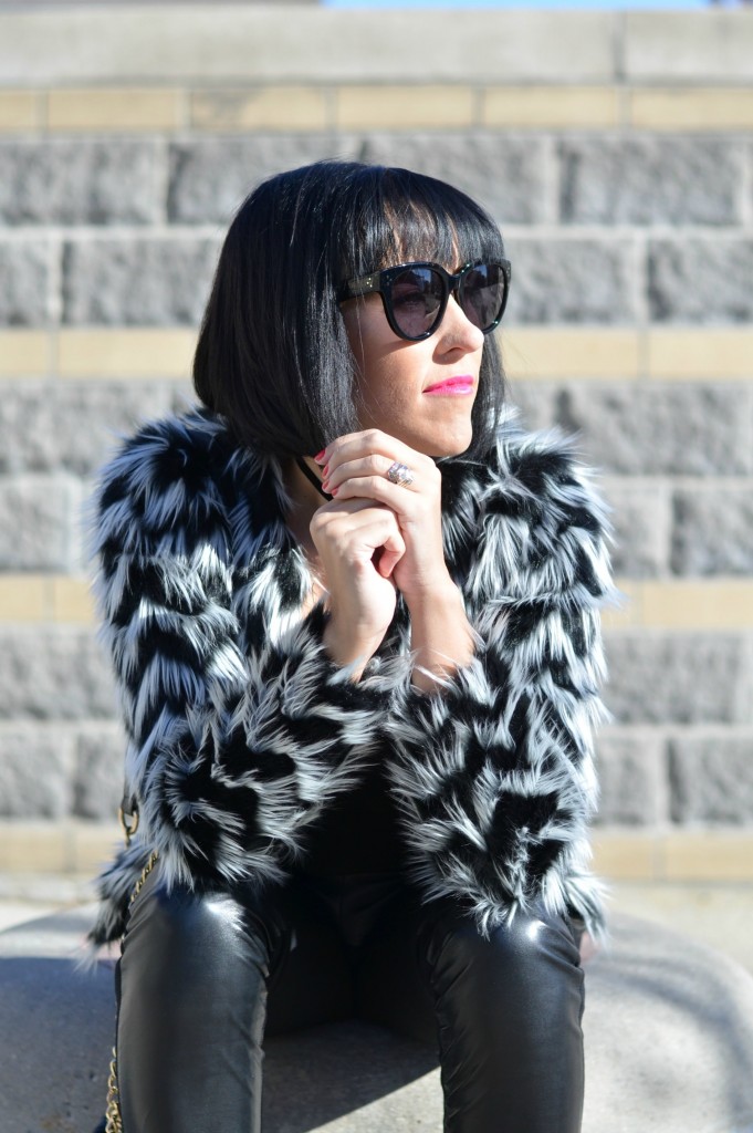 faux fur coat